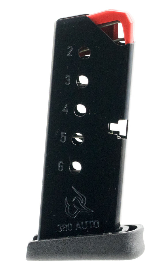 Taurus 358000401 Spectrum  380 ACP 6rd Black Detachable