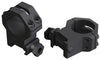 Weaver Mounts 48360 Four Hole Skeleton1 Medium Black Matte