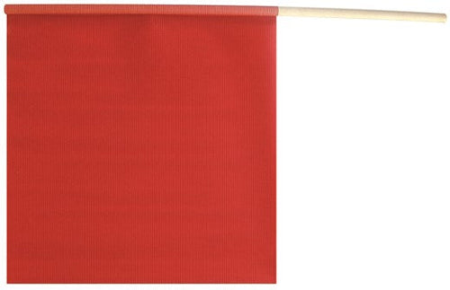 Ancra Cargo 18″ x 18″ Safety Flag, Fluorescent Red Mesh w/Wooden Dowel Rod
