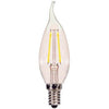 Satco Products S21720 Led 2pk Cl Flm Bulb