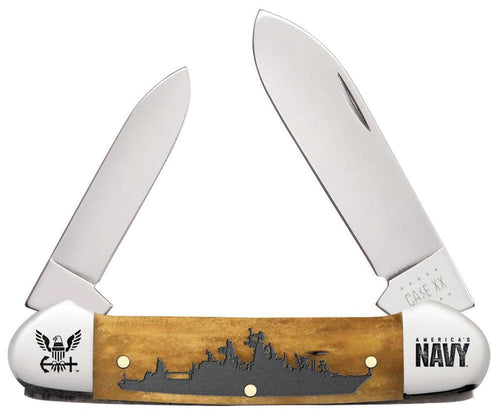 Case U.S. Navy® Antique Bone Canoe