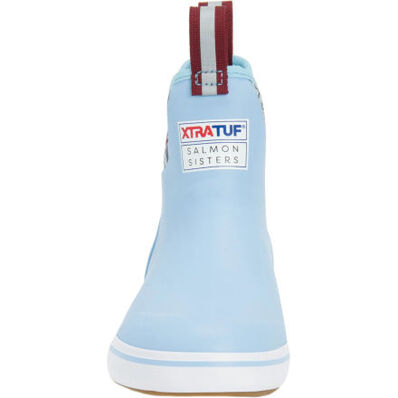 XtraTuf Women's Salmon Sisters 6 in Ankle Deck Boot Blue
