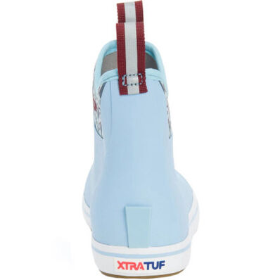 XtraTuf Women's Salmon Sisters 6 in Ankle Deck Boot Blue