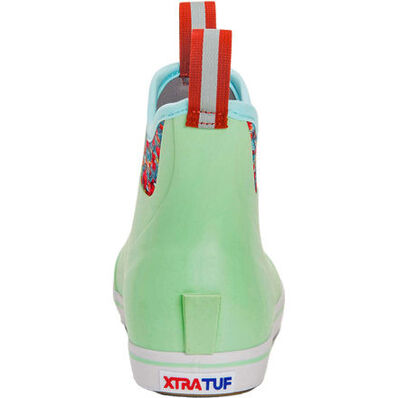 XtraTuf Women's Fishe®Wear 6 in Ankle Deck Boot Green