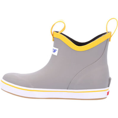 XtraTuf Kids' Ankle Deck Boot Grey