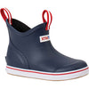XtraTuf Kids' Ankle Deck Boot Navy Blue