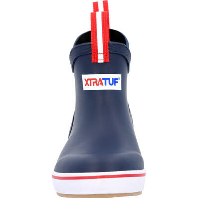 XtraTuf Kids' Ankle Deck Boot Navy Blue