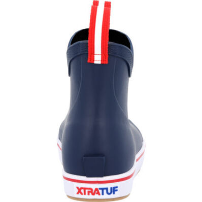 XtraTuf Kids' Ankle Deck Boot Navy Blue