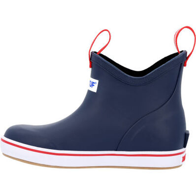 XtraTuf Kids' Ankle Deck Boot Navy Blue