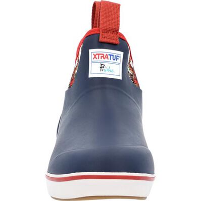 XtraTuf Women's 6 Fishe Wear Ankle Deck Boot Navy