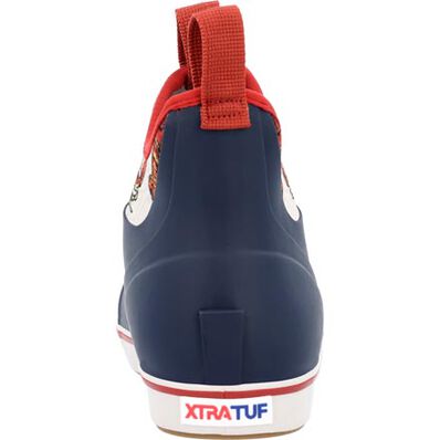 XtraTuf Women's 6 Fishe Wear Ankle Deck Boot Navy