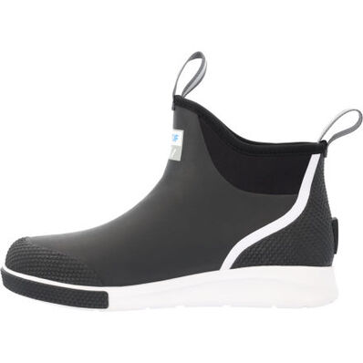 XtraTuf Men's 6 in Ankle Deck Boot Sport Black