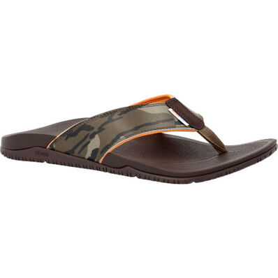 XtraTuf Men's Mossy Oak Bottomland Auna Sandal Brown