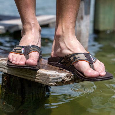 XtraTuf Men's Mossy Oak Bottomland Auna Sandal Brown