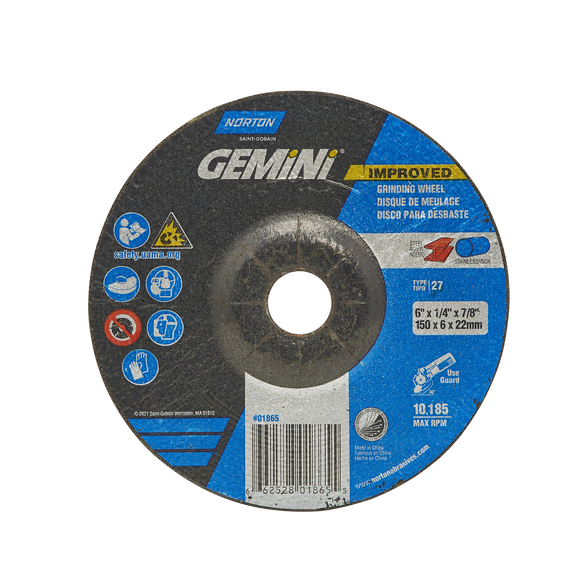 Norton Gemini A AO Type 27 Grinding Wheel