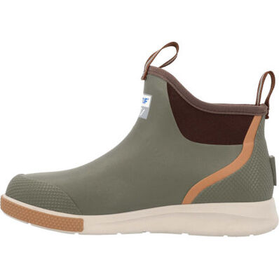 XtraTuf Men's 6 in Ankle Deck Boot Sport Olive