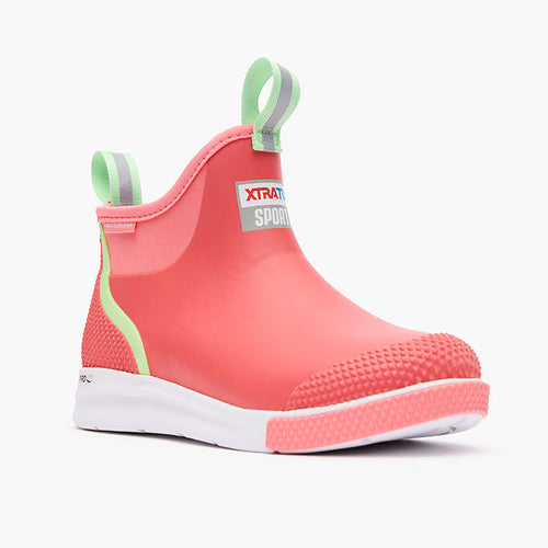 XtraTuf Women's 6 In Ankle Deck Boot Sport Coral