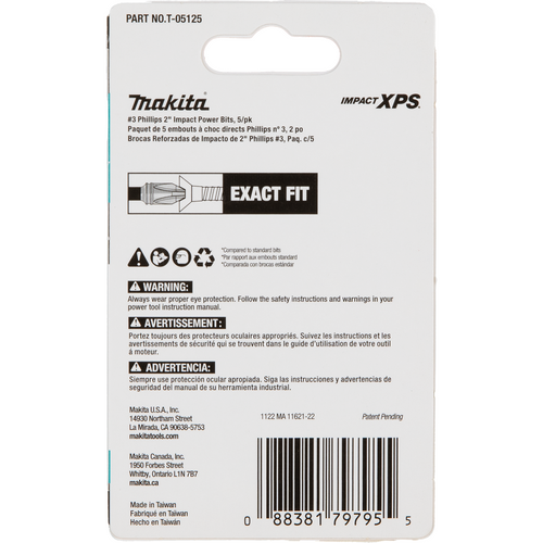 Makita Impact XPS® #3 Phillips 2 Power Bit