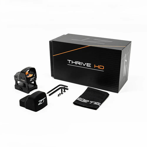 ZeroTech Optics Thrive HD Red Dot Reflex Sight Multi Reticle with High Riser