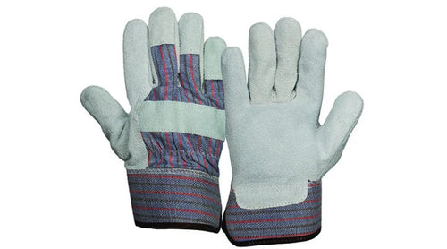Pyramex Leather Palm GL1001W Cowhide Safety Cuff Gloves