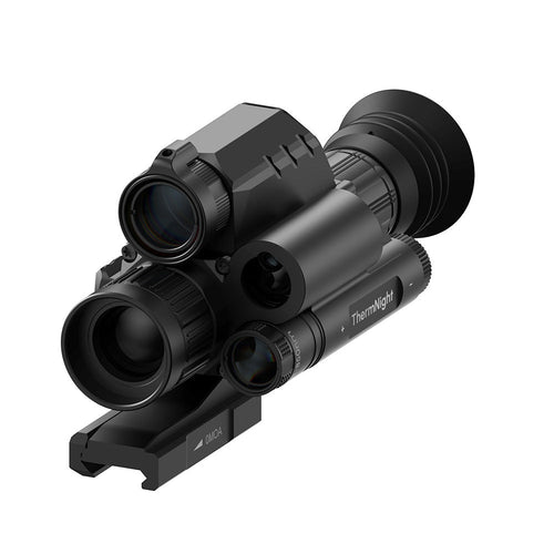 DNT Optics ThermNight Thermal & Night Vision Multispectral Scope with Laser Rangefinder and Ballistic Calculator