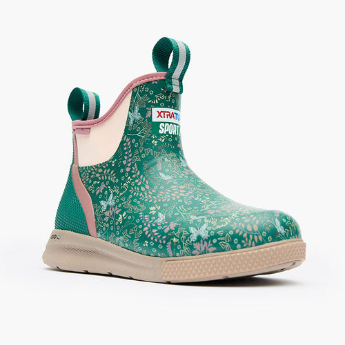 XtraTuf Women's 6 in Ankle Deck Boot Sport Green
