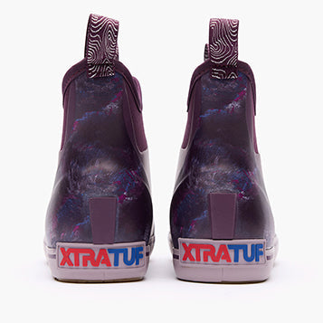 XtraTuf Women's Trolling Pack Fleece Lined Ankle Deck Boot Purple