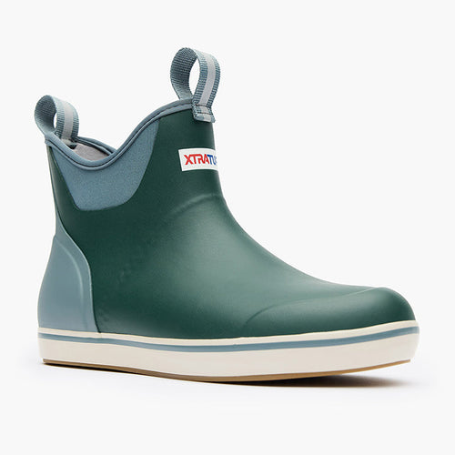 XtraTuf Men's 6 in Ankle Deck Boot Green