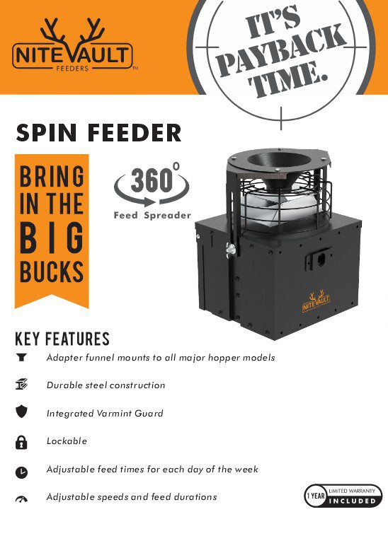 Nite Vault Feeders Spin Feeder