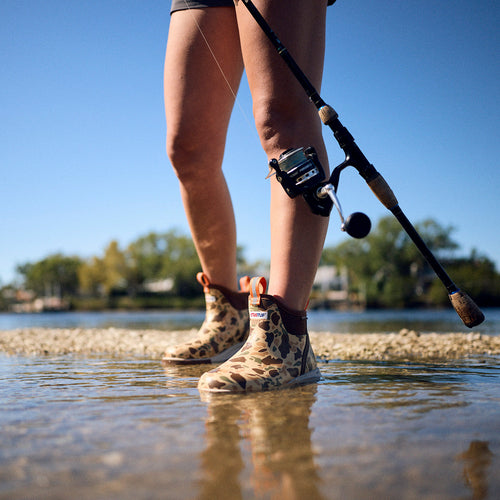 XtraTuf Women's Ankle Deck Boot Sport Duck Camo