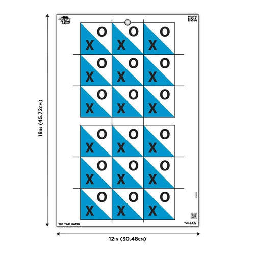 EZ Aim Fun Get the Game On Paper Shooting Targets, 12W x 18H, 8-Pack, Multi