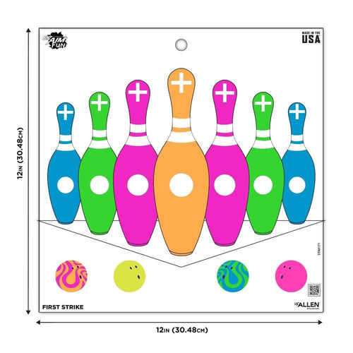 EZ Aim Fun Triggering More Fun Paper Shooting Targets, 12W x 12H, 9-Pack, Multi