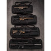 Tac-Six 38 Lockable Squad Tactical Gun Case, Laser Cut Molle Front, Black