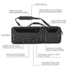 Tac-Six 38 Lockable Squad Tactical Gun Case, Laser Cut Molle Front, Black