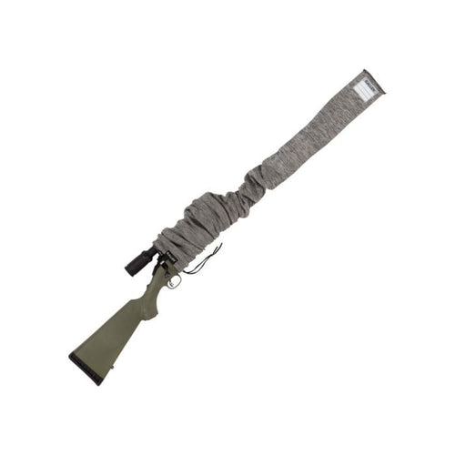 Allen Company 52 Gun Sock with Writeable ID Label, 52 Rifles with Scopes & Shotguns, Gray
