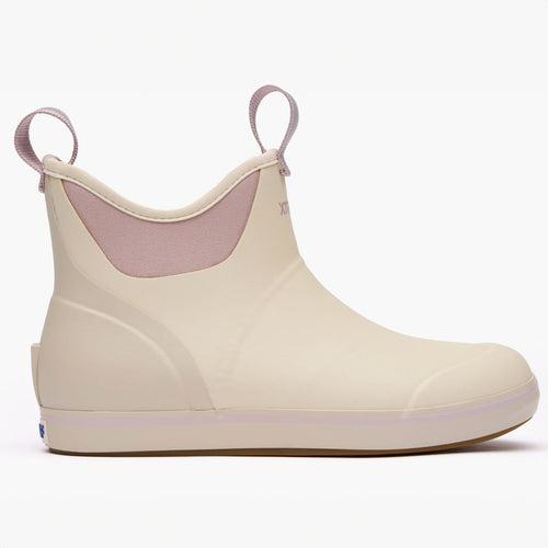 XtraTuf Women's Ankle Deck Boot Ivory