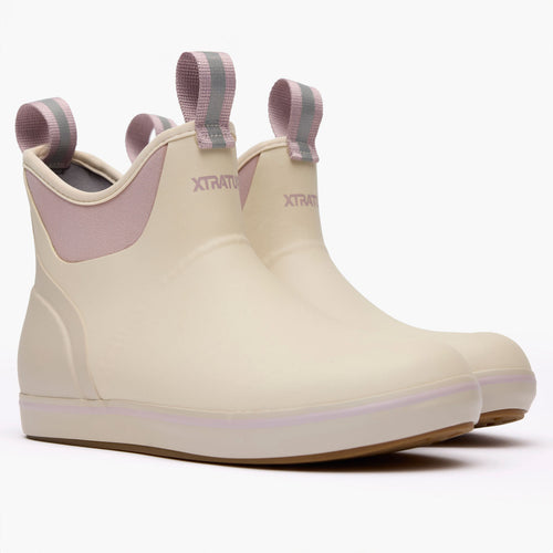 XtraTuf Women's Ankle Deck Boot Ivory