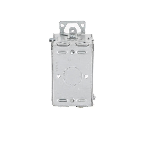 Raco 3 in. x 2 in. Switch Box Gangable 2-1/2 in. Deep One 1/2 in. KO & NMSC Clamps Plaster Ears
