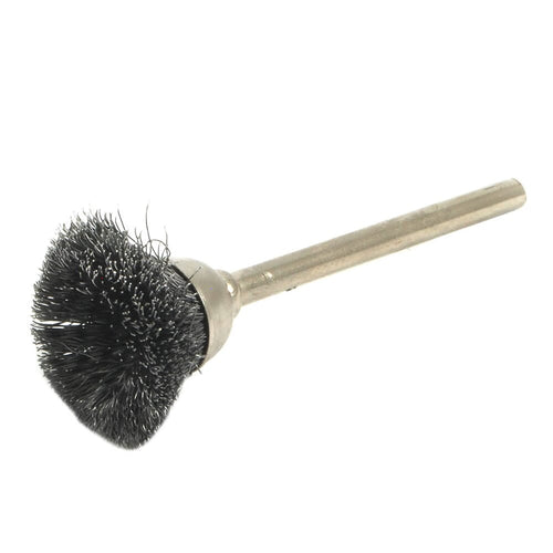 Forney 3-Piece Bristle Wire Brush Set with 1/8 in Shank