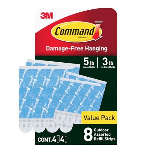Command™ Outdoor Assorted Replacement Strips