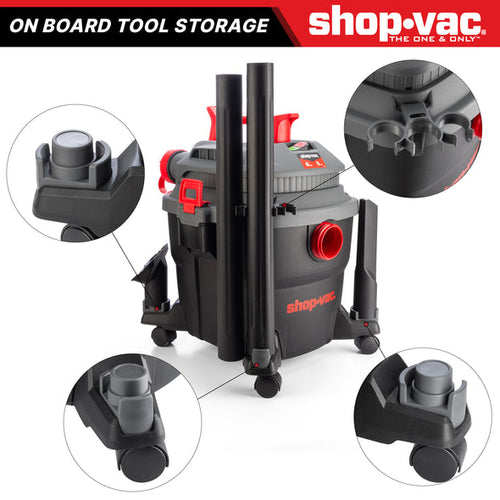 Shop-Vac® 6 Gallon 5.0 Peak HP Wet/Dry Vacuum