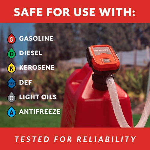 Fill-Rite FRBPA Battery-Powered Liquid Transfer Pump w/Auto-Stop - 3.8 GPM, AA Batteries (Not Included)