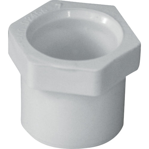 Charlotte Pipe 2 In. SPG x 1-1/2 In. Slip Schedule 40 PVC Bushing