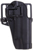 Blackhawk 410503BKR Serpa CQC Concealment Black Matte Polymer OWB 1911 Colt Govt Right Hand